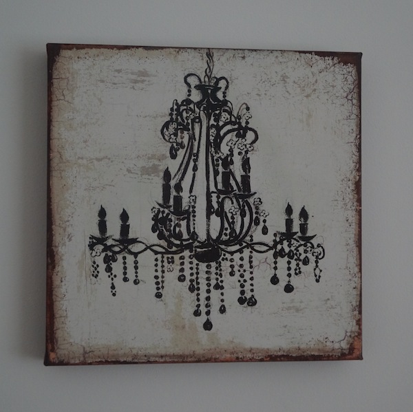 chandelier painting