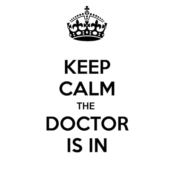 keep-calm-the-doctor-is-in