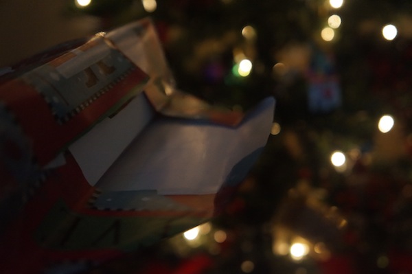 Christmas gift wrapping