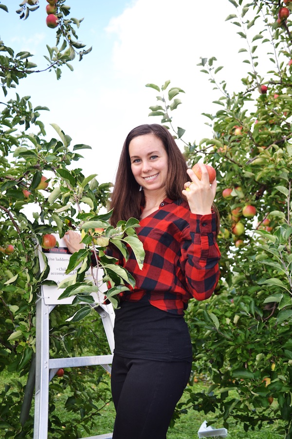 Beak & Skiff Apple Orchard UNIQLO Women's Flannel Checked Long-sleeve Shirt